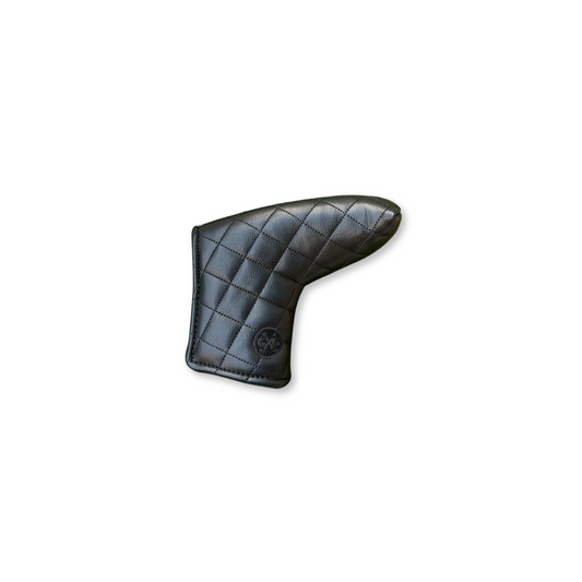 Goodie Luxury Quilted Golf Club Putter Cover- Black